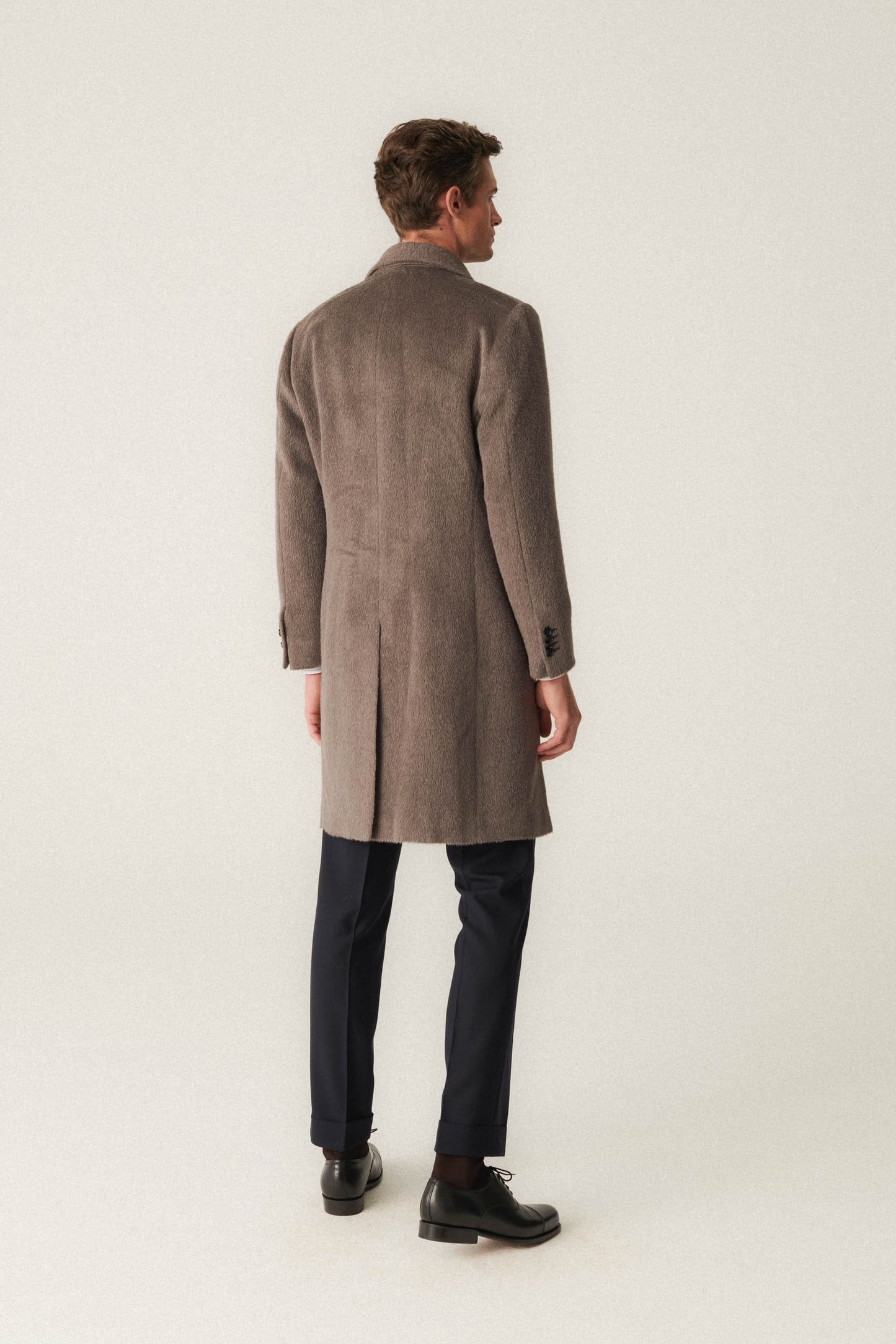 Manteau châle gris Lamy