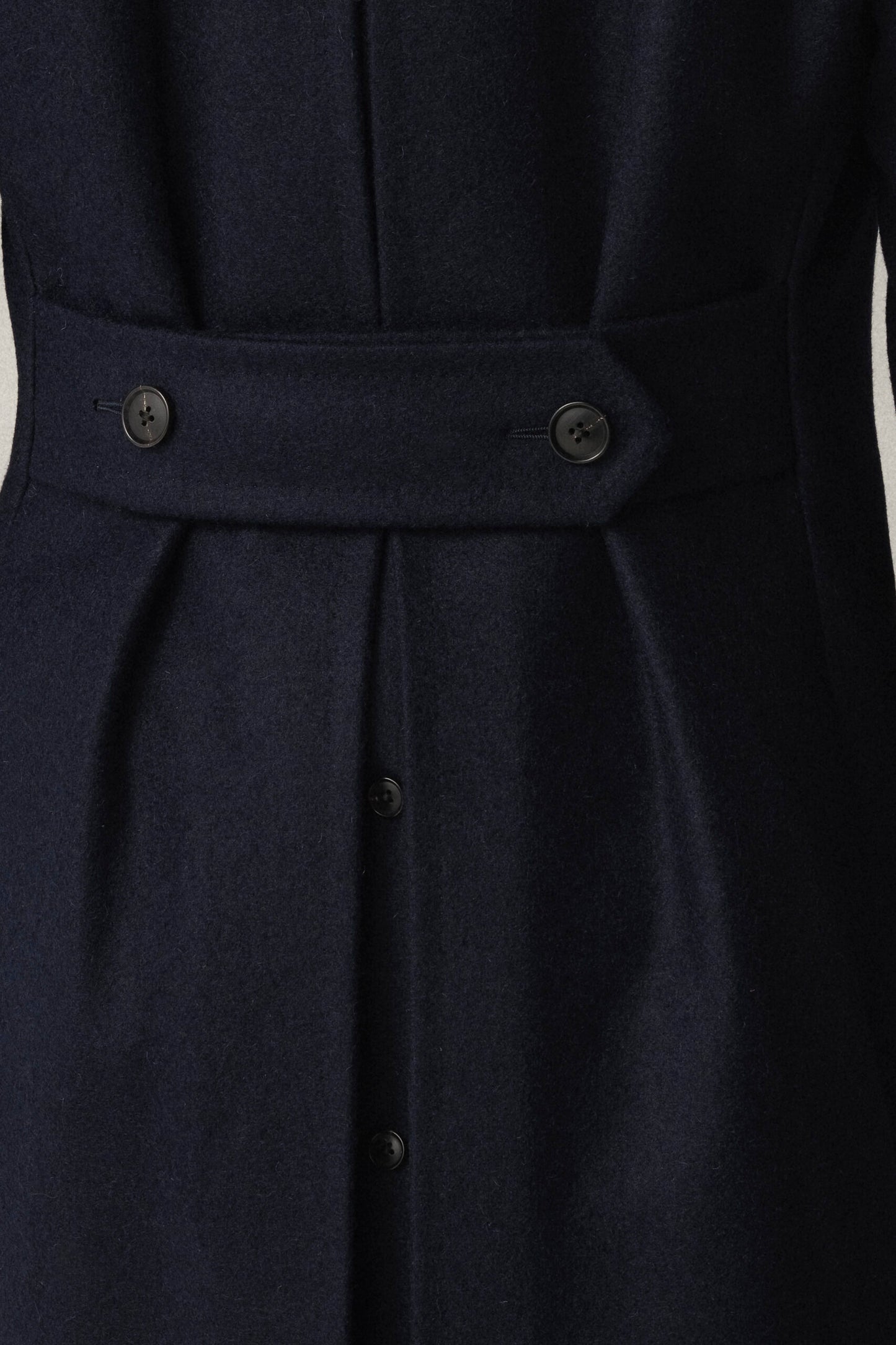 Manteau en laine Ulster bleu marine
