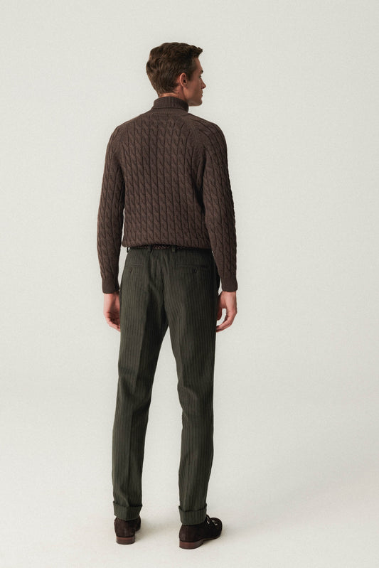 Green Albini corduroy trousers
