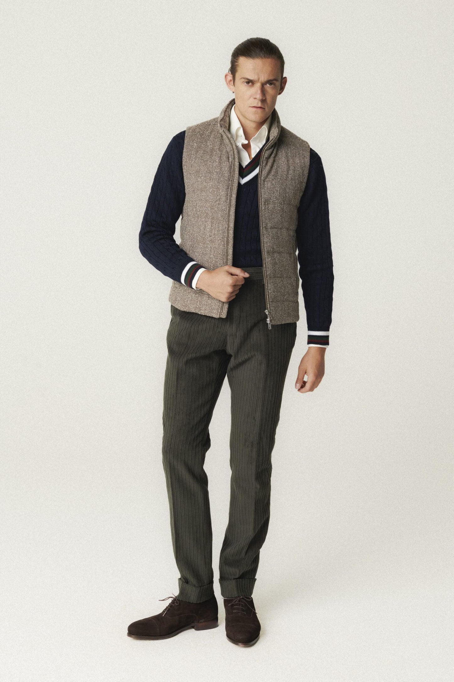 Pull de cricket bleu marine