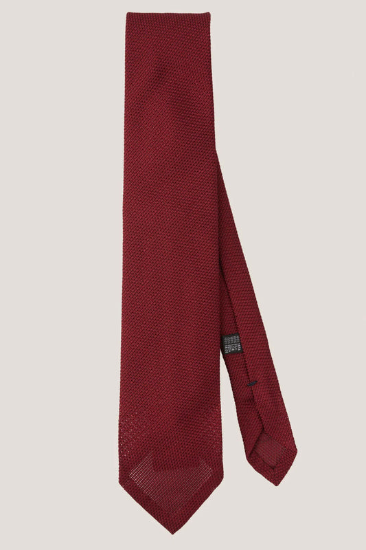 Garza Fina grenadine tie, unlined