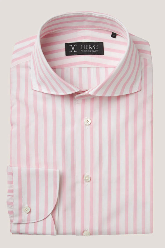 Chemise à rayures roses Carlo Riva