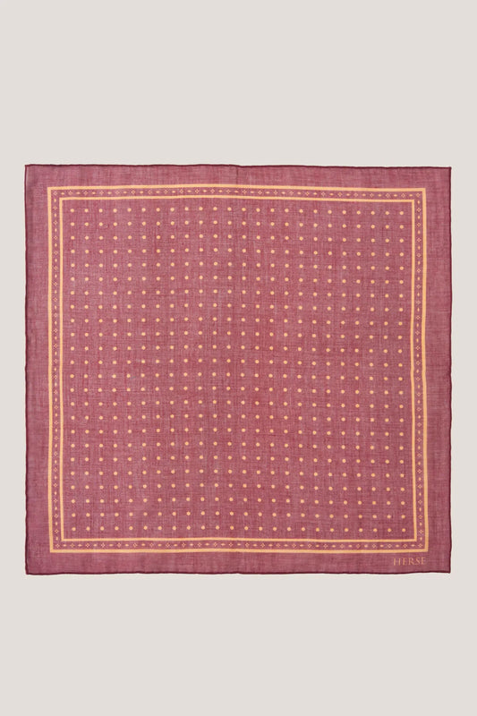 Polka dot pocket square