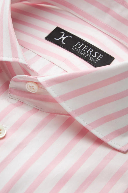Chemise à rayures roses Carlo Riva