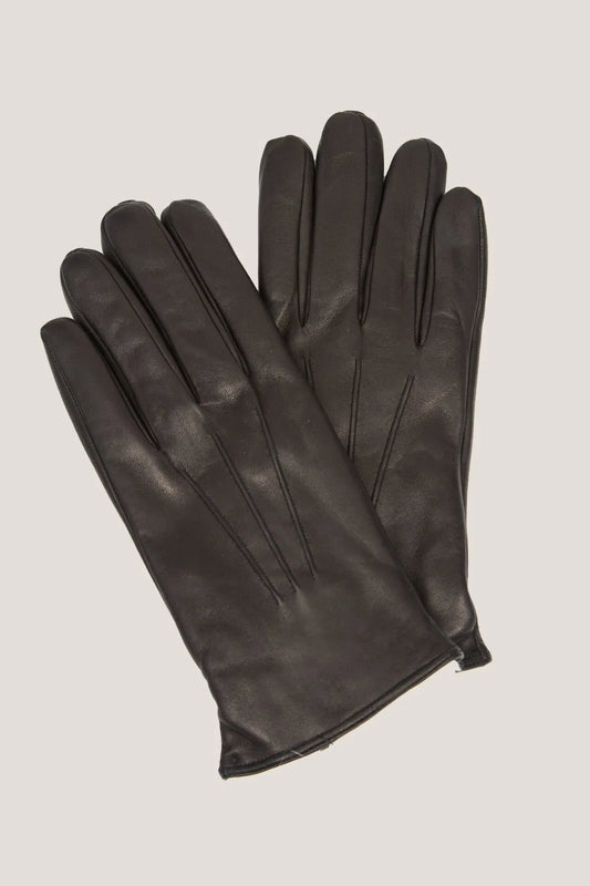 Gants en cuir nappa pour homme avec rembourrage en poils de lapin