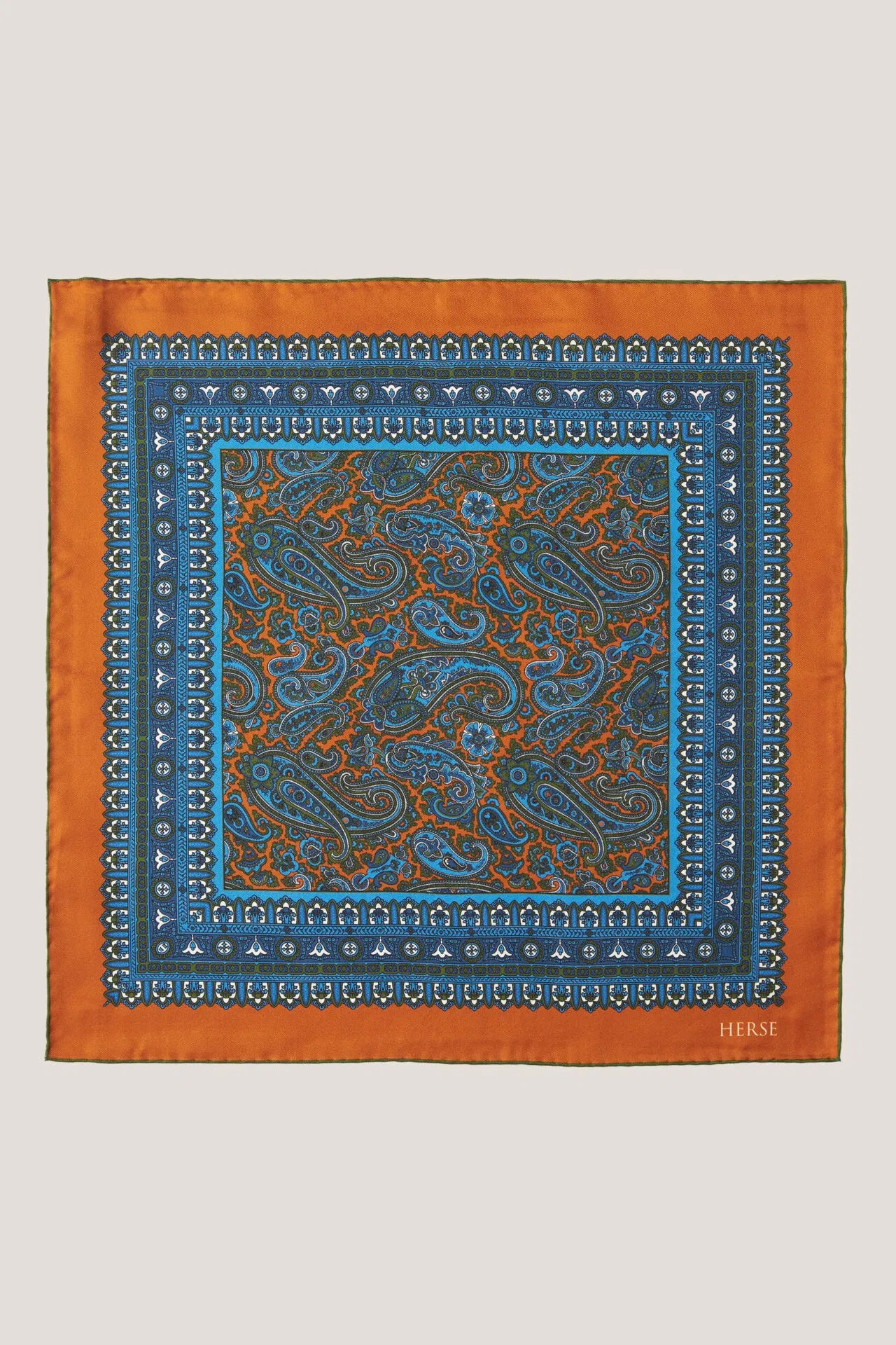 Pochette avec motif cachemire intérieur