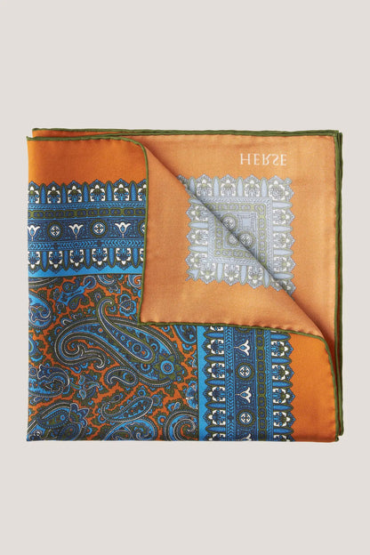Pochette avec motif cachemire intérieur