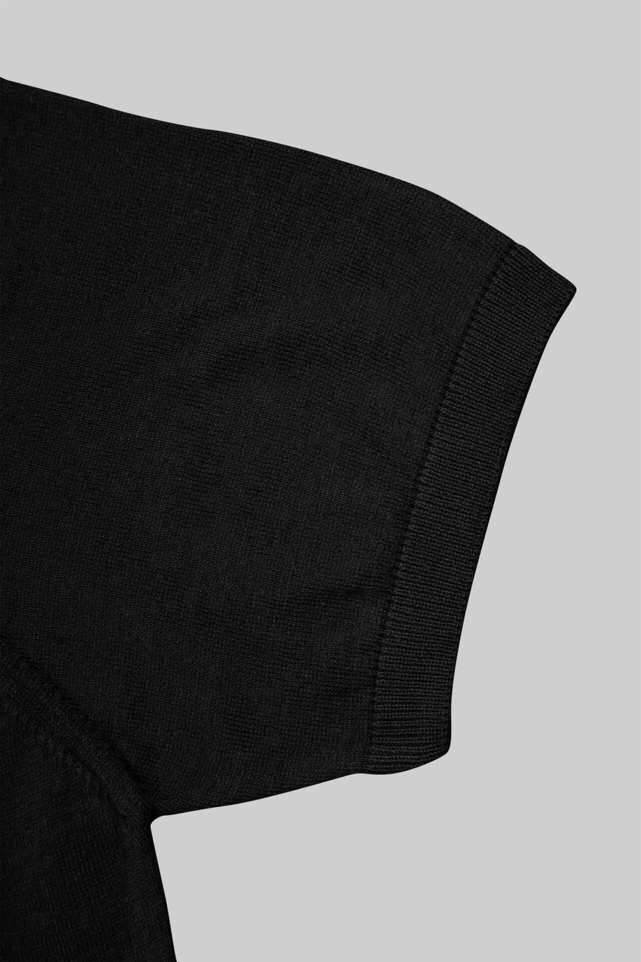 Knitted polo shirt 