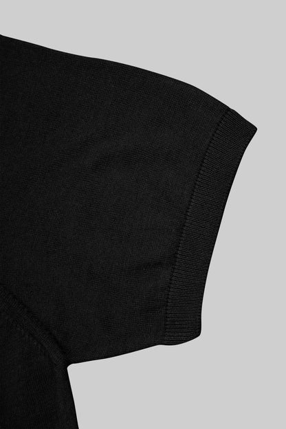 Knitted polo shirt 
