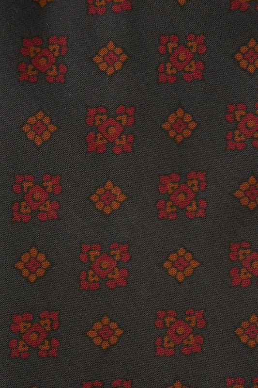 Matte silk tie