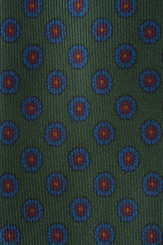 Silk floral tie