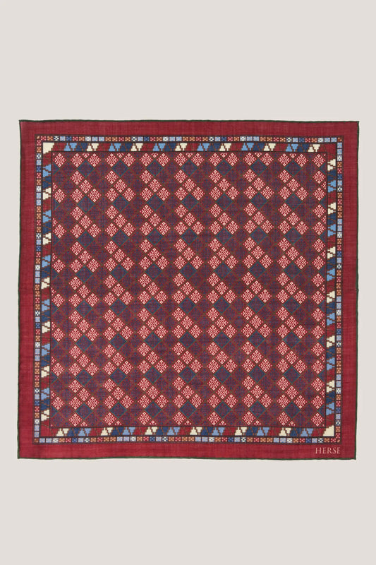 Pochette à motif ethnique