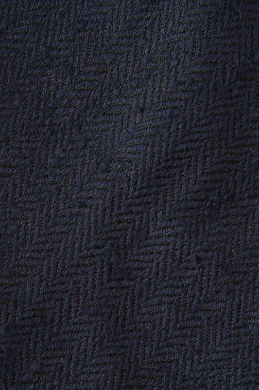 Navy blue shantung tie