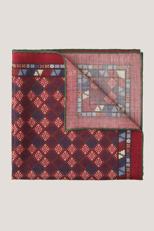 Pochette à motif ethnique