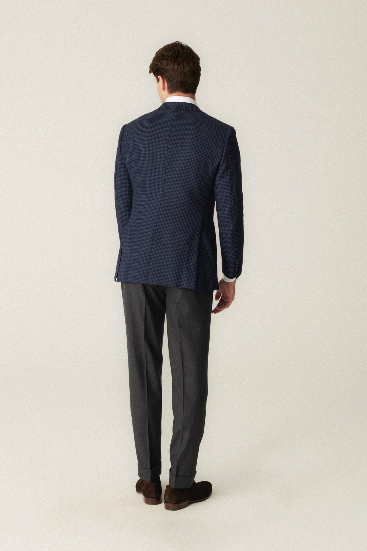 Graphite houndstooth jacket