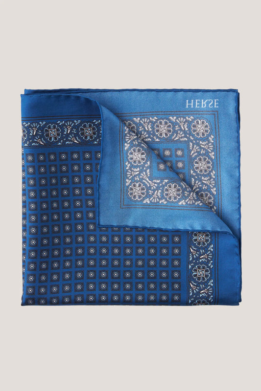 Pochette en soie à petit motif