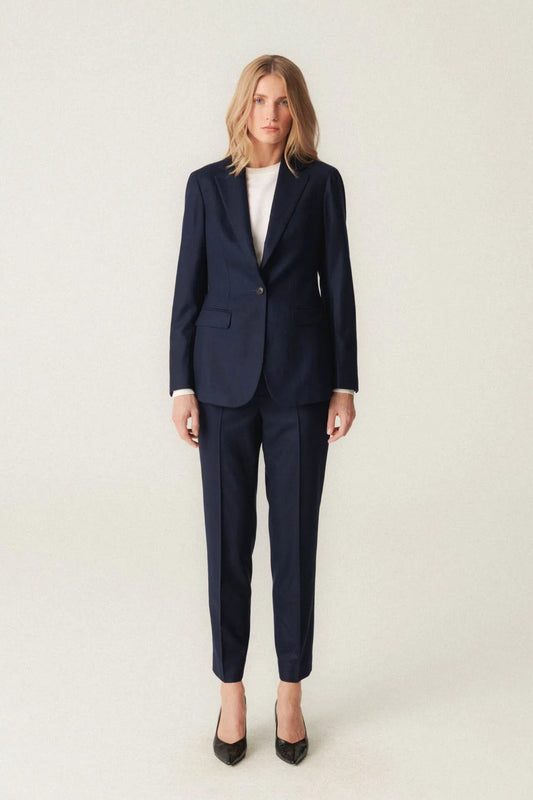 Costume en laine VBC bleu marine