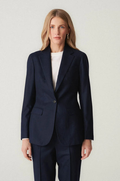 Costume en laine VBC bleu marine