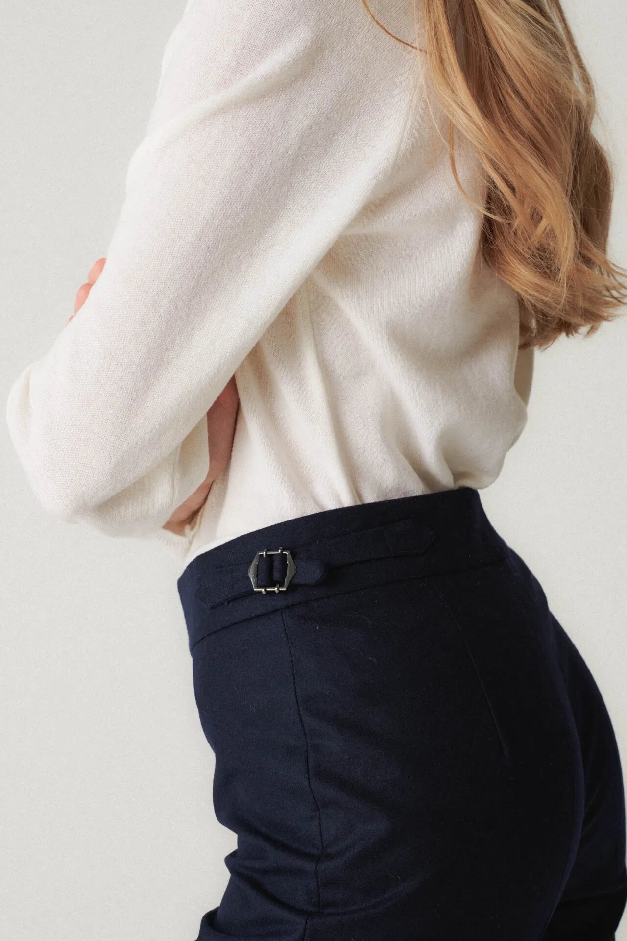 Costume en laine VBC bleu marine
