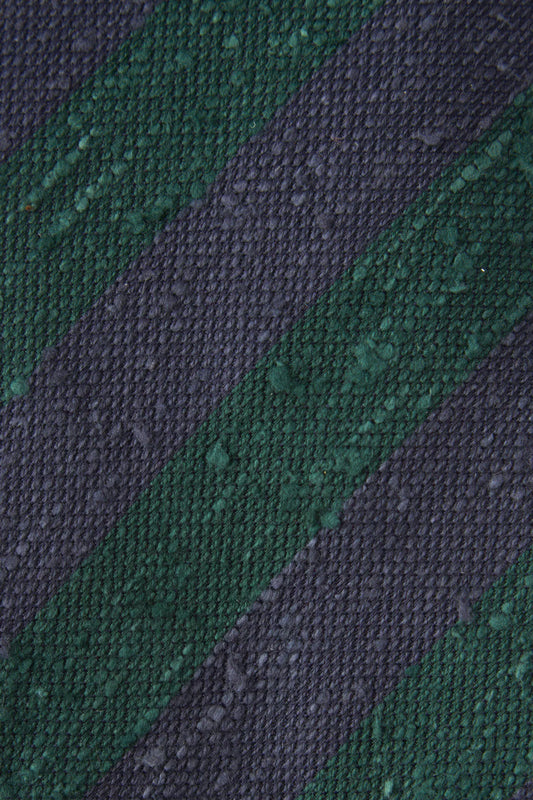Regimental tie made of shantung, unlined