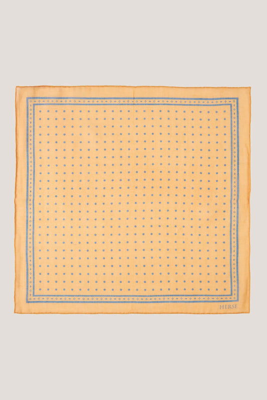 Polka dot pocket square