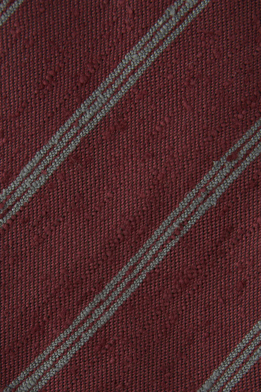 Regimental tie made of silk shantung, unlined