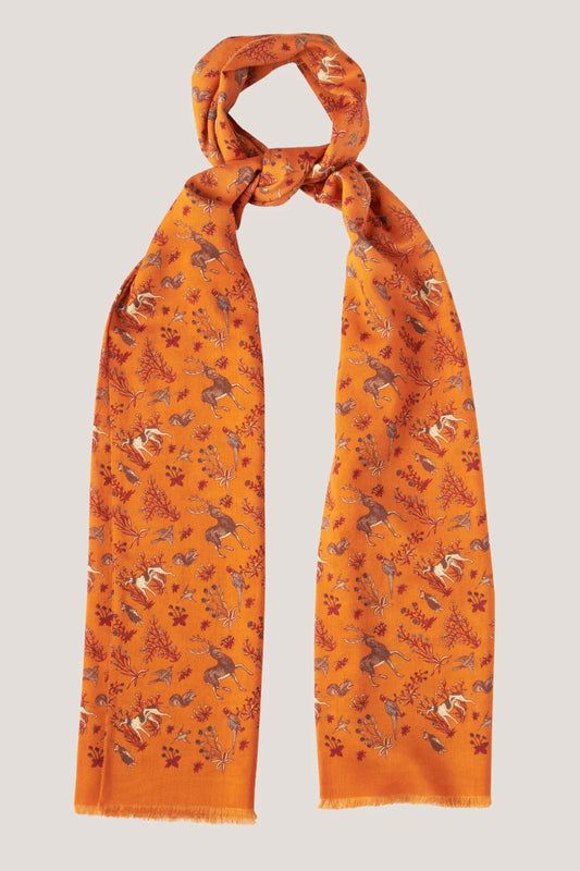Animal print scarf
