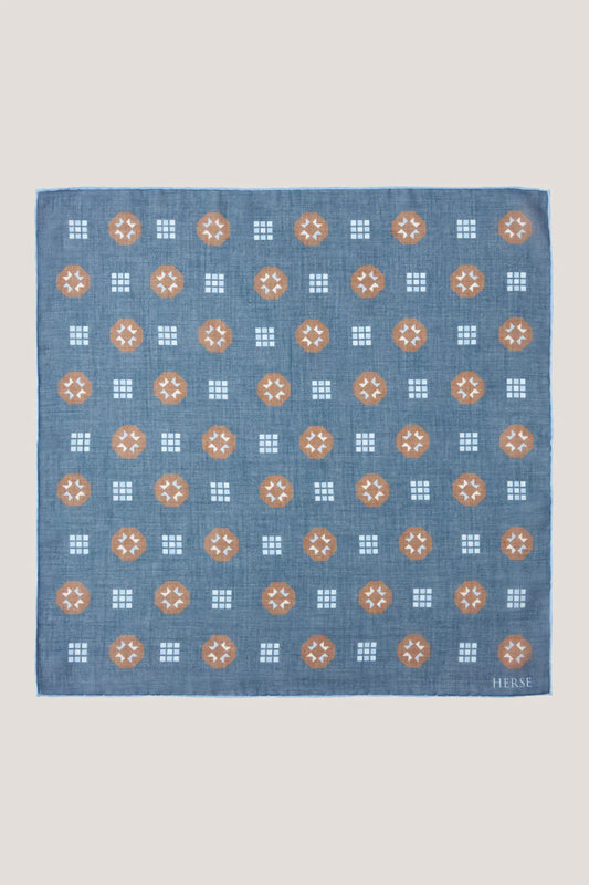 Pochette à motifs géométriques