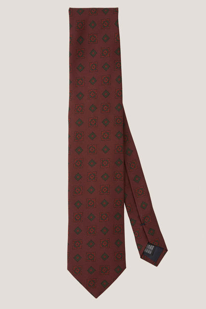 Matte silk tie