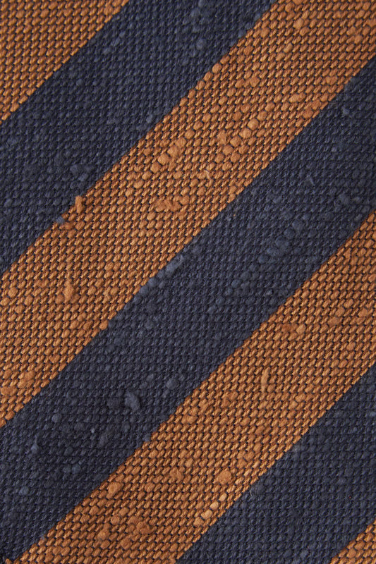 Regimental tie made of shantung, unlined
