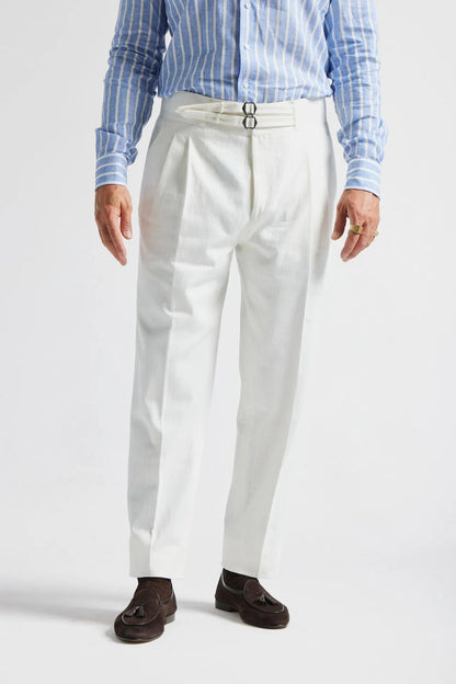 Pantalon en jean blanc