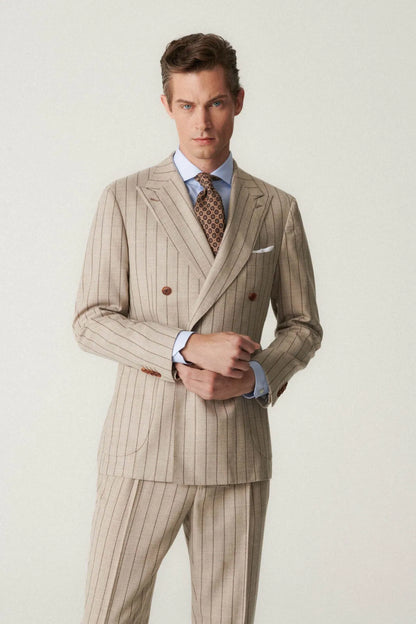 Pecora Nera Double-Breasted Suit
