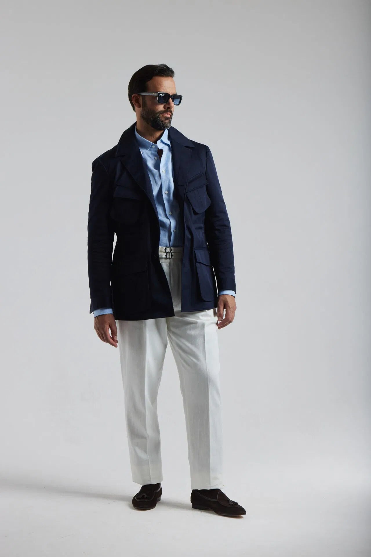 Granatowy Jungle Jacket