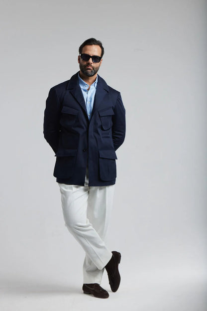 Granatowy Jungle Jacket