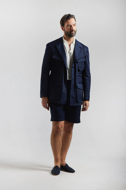 Granatowy Jungle Jacket