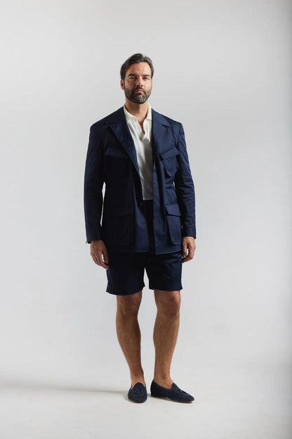 Granatowy Jungle Jacket