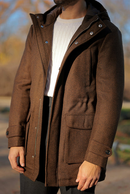 Olive green corduroy jungle jacket