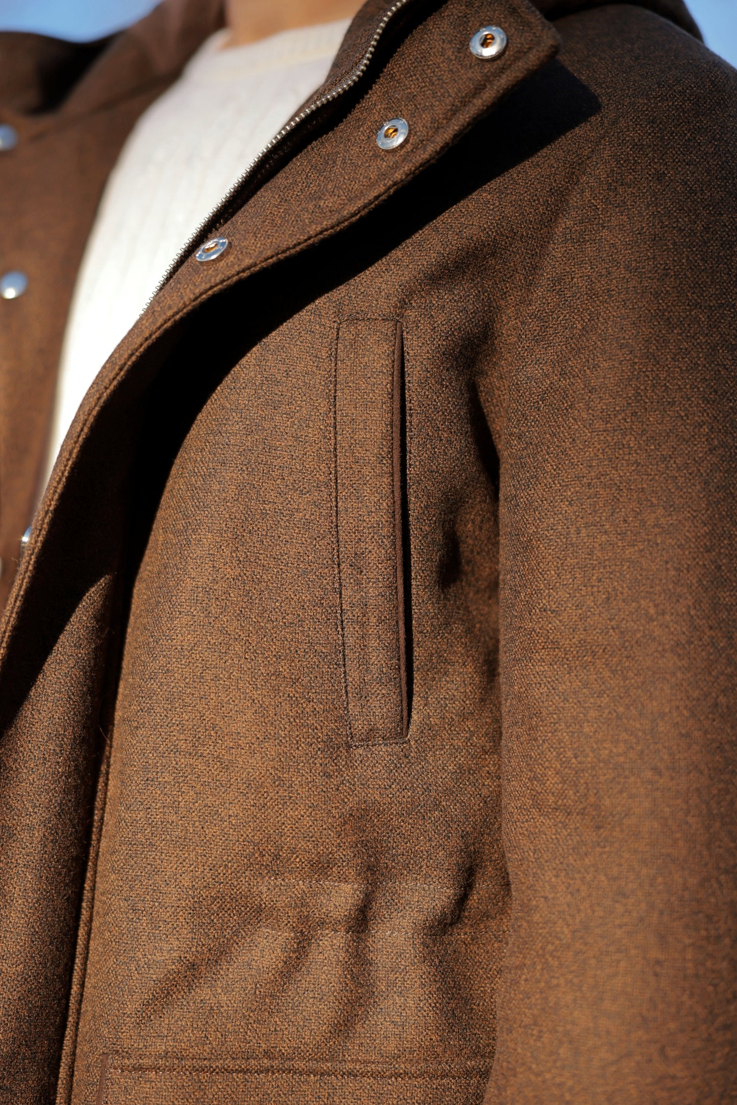 Olive green corduroy jungle jacket