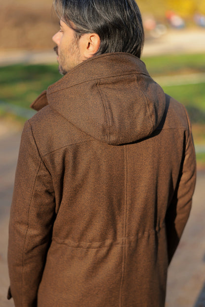 Olive green corduroy jungle jacket