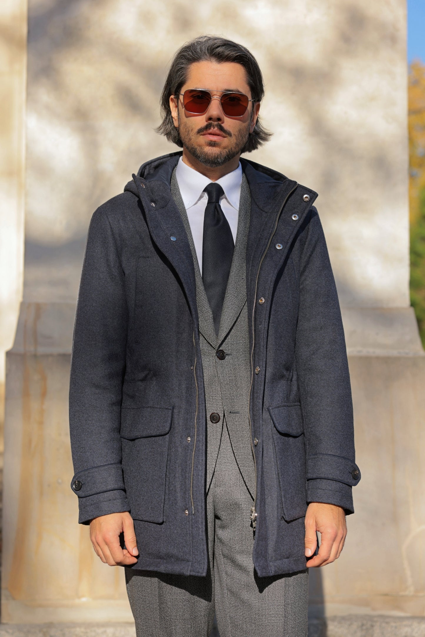 Olive green corduroy jungle jacket