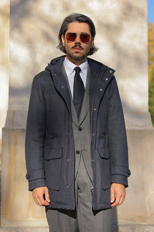 Olive green corduroy jungle jacket