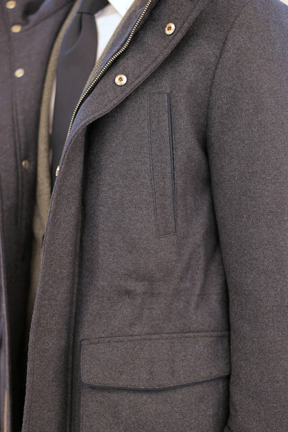 Olive green corduroy jungle jacket