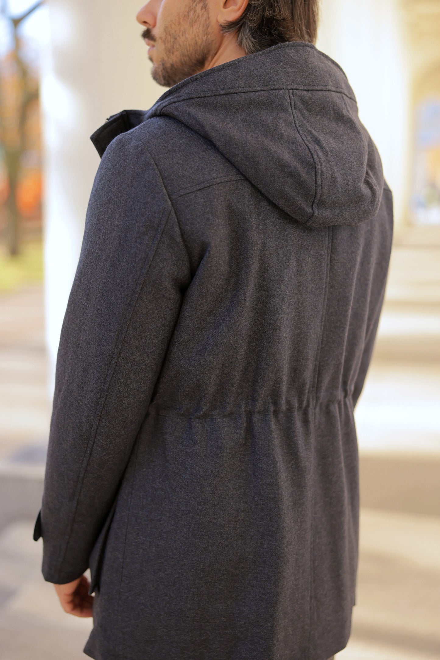 Olive green corduroy jungle jacket