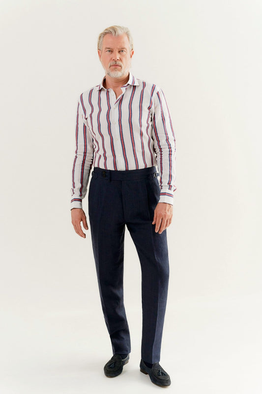 Albini Sand Linen Trousers