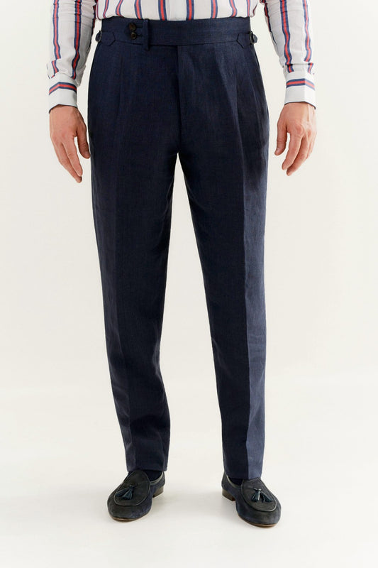 Albini Sand Linen Trousers
