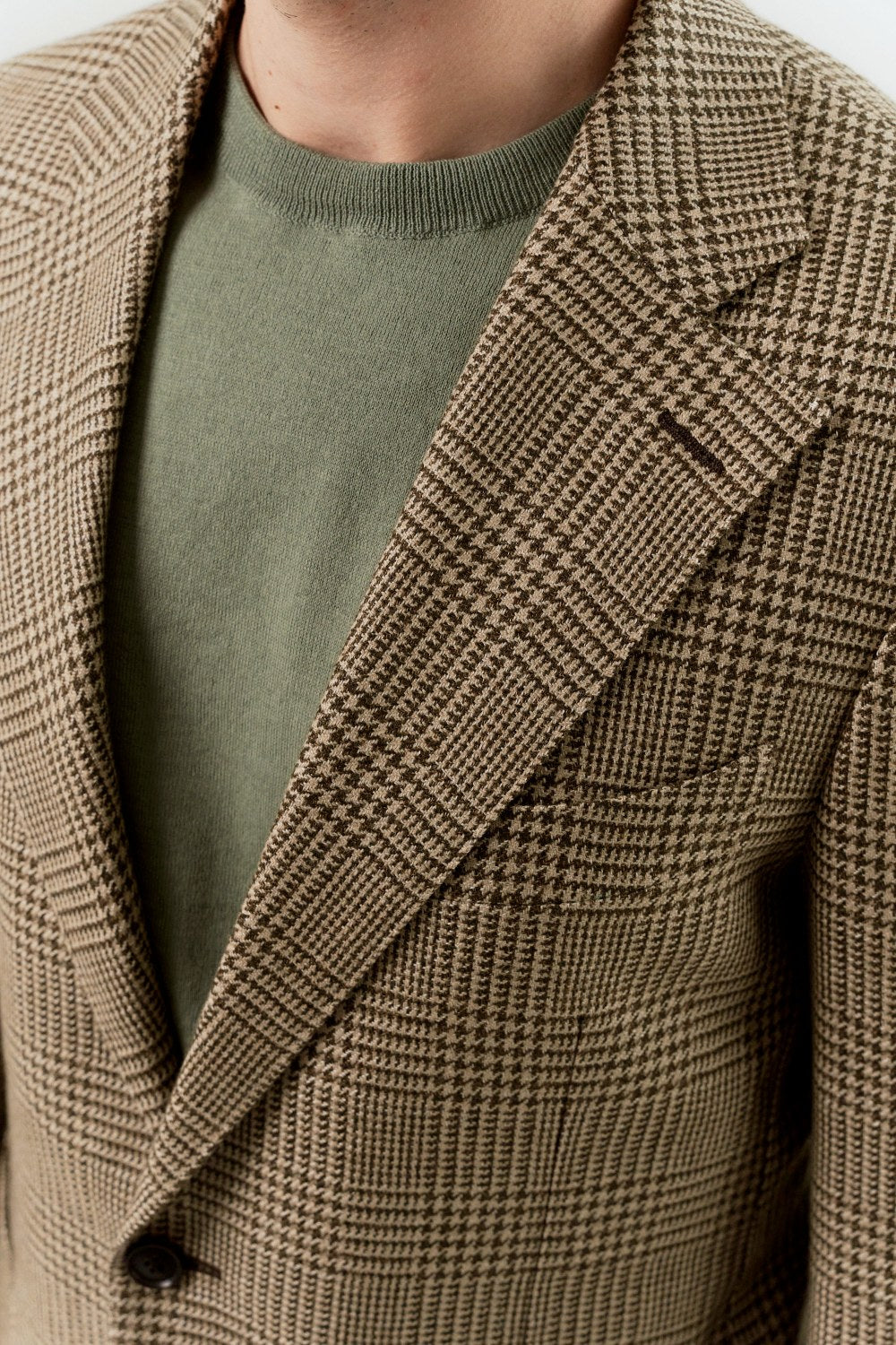Green PoW Marling & Evans Checked Blazer