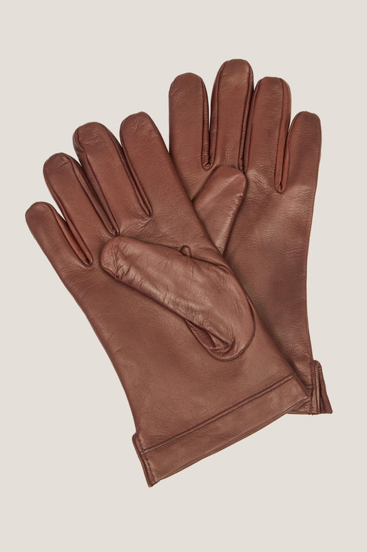 Gants en cuir marron clair