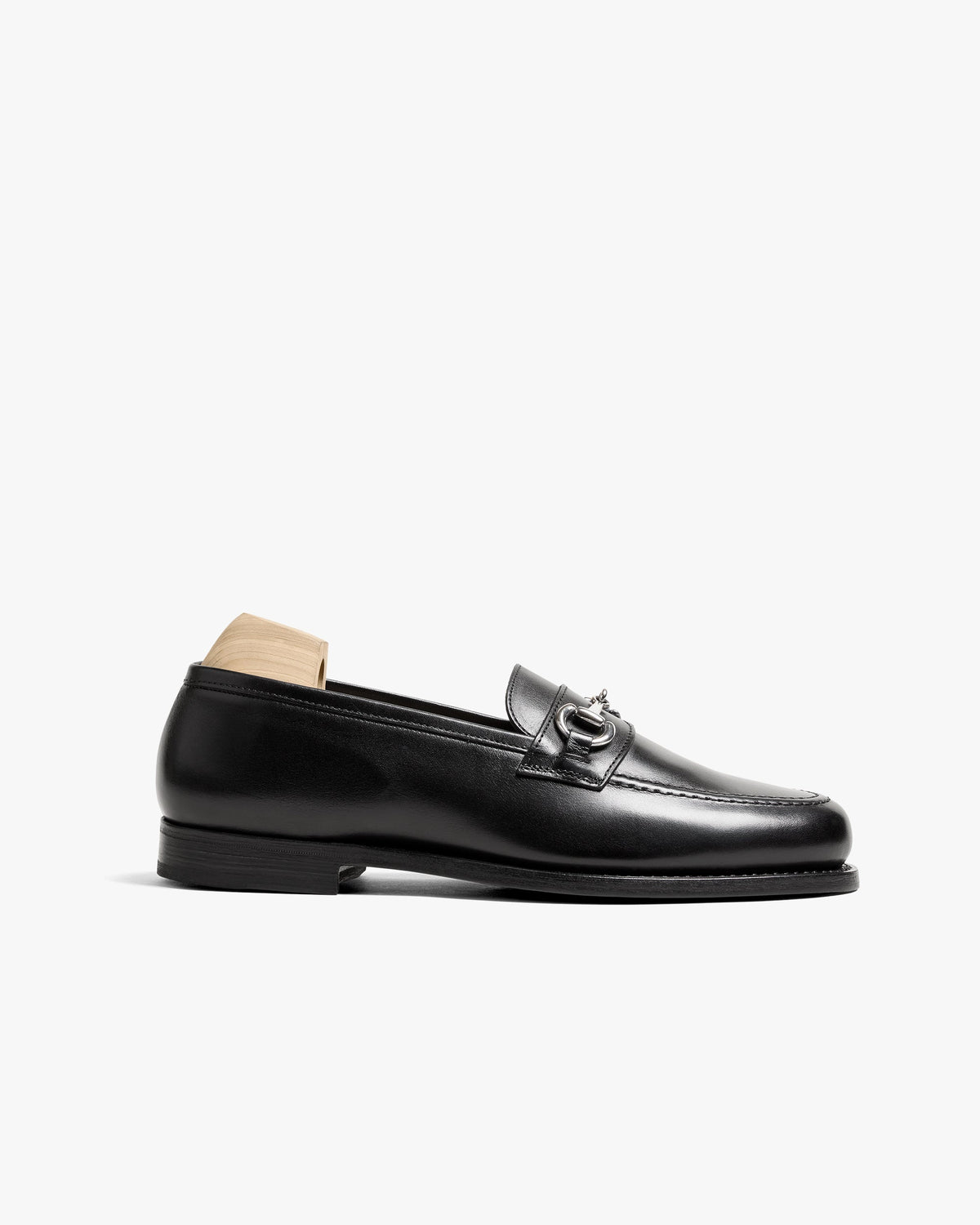 Czarne horse bit loafers Myrqvist