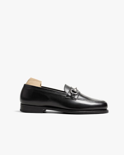 Czarne horse bit loafers Myrqvist