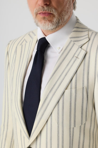 Kremowa marynarka Rowing Blazer z tkaniny Loro Piana